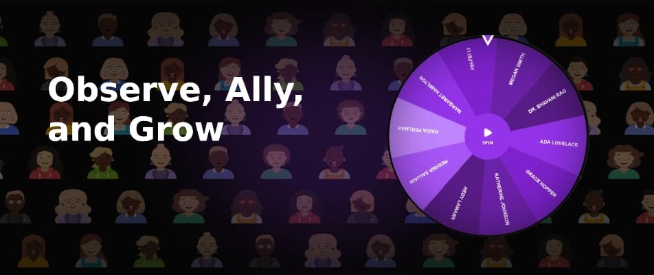 Observe, Ally and Grow : WeCoded Formula using SpinWheel