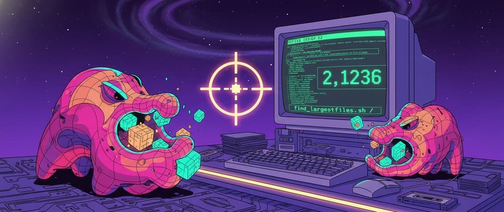 Hunting Disk Hogs on Ubuntu: A Shell Script for Finding the Largest Files