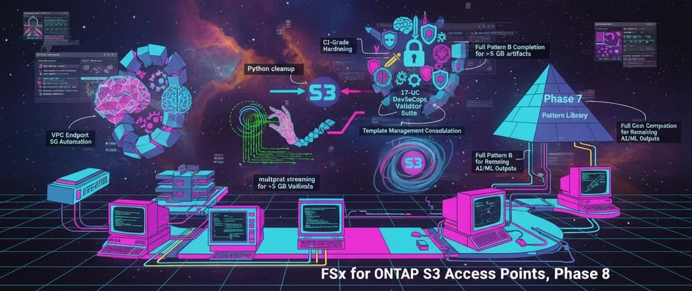 Operational Hardening, CI-Grade Validation, and Pattern C B Hybrid — FSx for ONTAP S3 Access Points, Phase 8