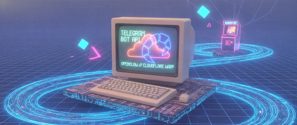 Use the Telegram Bot API in OpenClaw via Cloudflare WARP (1.1.1.1)