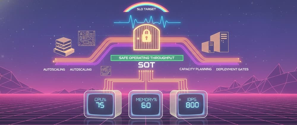 Safe Operating Throughput (SOT) as a First-Class SRE Metric: Derivation and Operationalization