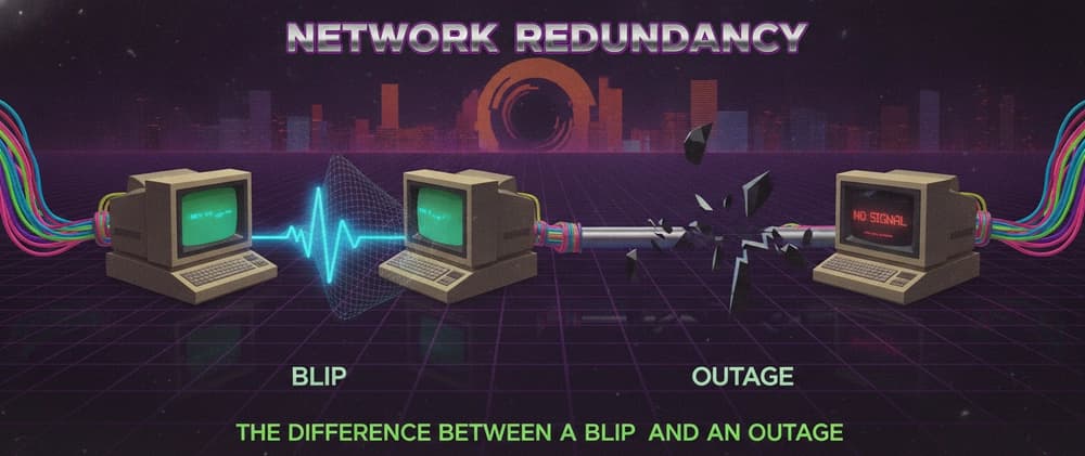 Network redundancy: the difference between a blip and an outage