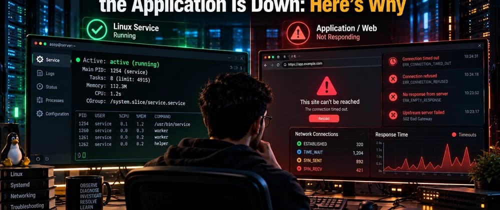 Your Linux Service Is Running but the Application Is Down: Here's Why?