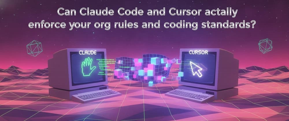 Can Claude Code and Cursor actually enforce your org rules and coding standards?