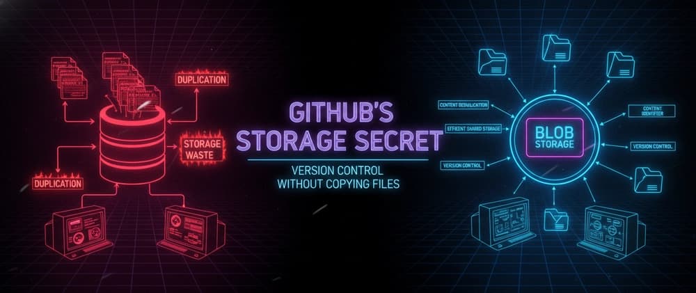 Building GitHub-Inspired Version Control and Forking Without Duplicating Project Files