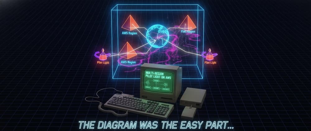 I Built a Multi-Region Pilot Light on AWS. The Diagram Was the Easy Part.