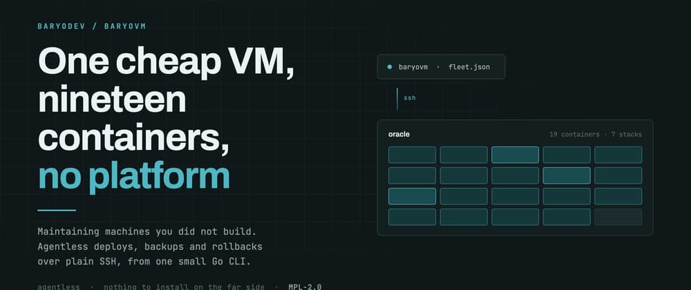 I built an agentless deploy CLI in Go because every PaaS wanted to own my server