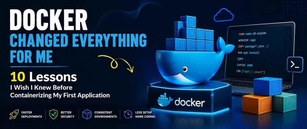 Docker Changed Everything for Me: 10 Lessons I Wish I Knew Before Containerizing My First Application