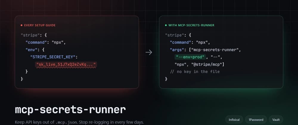 Your .mcp.json probably has a live API key in it